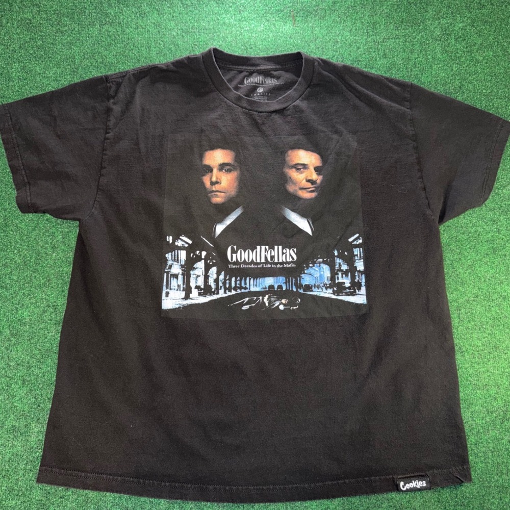 Cookies SF Goodfellas Movie Graphic T-Shirt Mens 2X Black Ray Liotta Joe Pesci